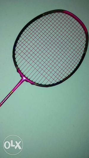 Pink And Black Tennis Racket