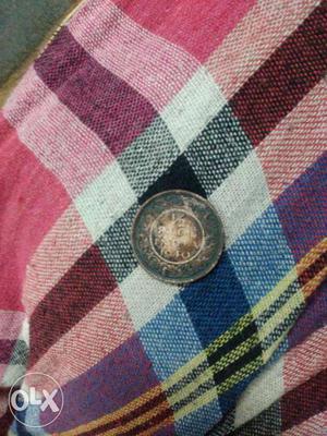 Round Copper Indian Paise Coin