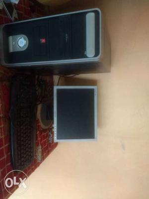 Samsung monitor,i ball cpu, keyboard,n mouse at