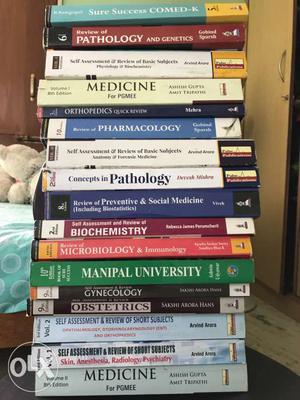 Set of medical pg prep books,new books from best