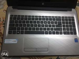 Silver And Black HP Laptop