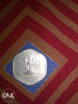 Silver India Paise Coin