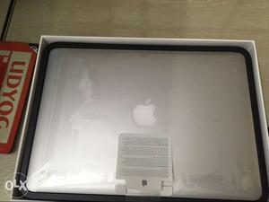 Silver MacBook In Box with quick heal 2 years protection