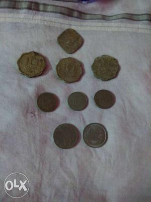 Silver Round And Scalloped Coins