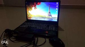 Sony vaio laptop i5 6gb ram with glossy back cover