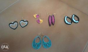 Trendy quilling earring sets