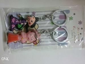Two Pieces Of Female Characters Keychains