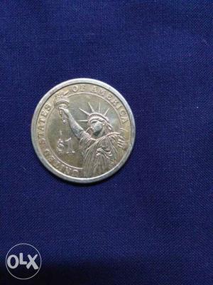 United States of America old 1 Dollar coin 