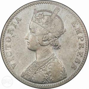 Victoria coin of 1 rs