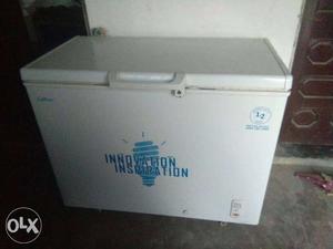 White Innovation Inspiration Chest Freezer