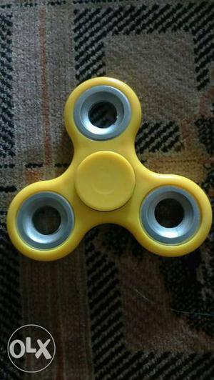 Yellow Tri Fidget Spinner
