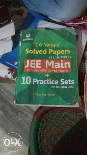 14 Years Solved Paper Book JEE mains