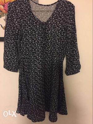 A cute floral summer cotton dress, for a casual