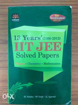 Arihant jee 13 years IIT JEE solved papers 