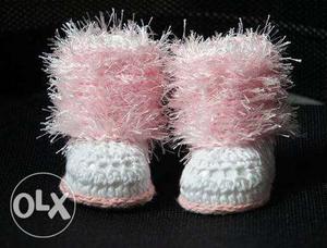 Baby Crochet Boots In all Colours