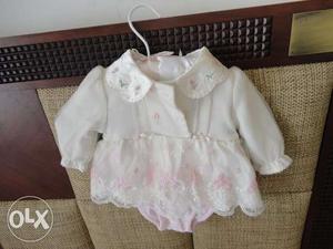 Beautiful party dress for 0-6 months baby girl from USA