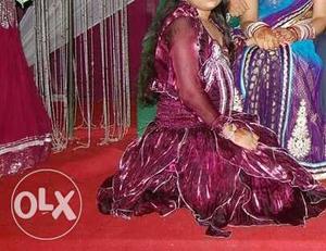 Beautiful purple gown with small jacket... party