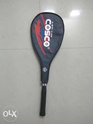 Black And Red Cosco Squash Racket