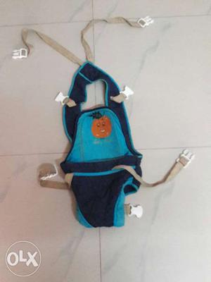 Blue And Black Baby Carrier