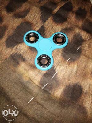 Blue And Silver Fidget Spinner