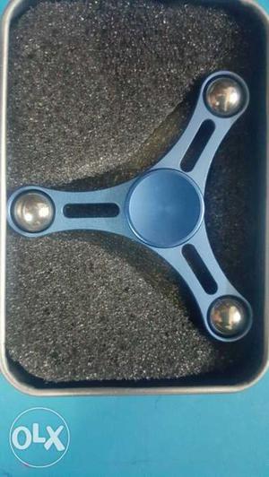 Blue And Silver Hand Spinner