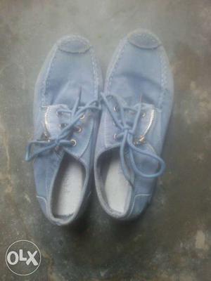 Blue Suede Dress Shoes