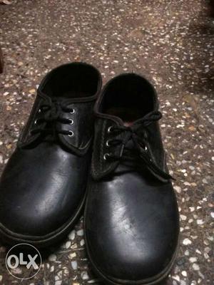 Children's Pair Of Black Dress Shoes