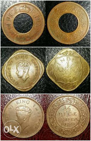 Collage Photo Of Gold Coins