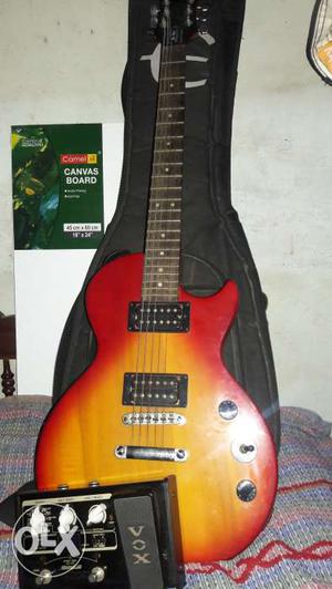 Electric guitar and effect processor.interested