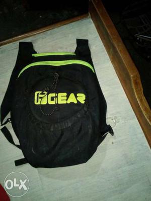 F gear Black And Green Backpack