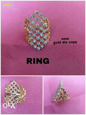 Gold Diz Ring