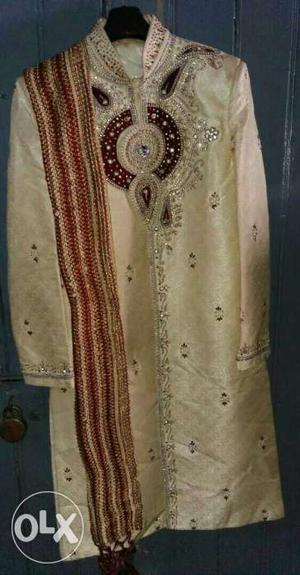 Gold Sherwani