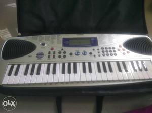 Gray Casio Electronic Piano Midi Keyboard