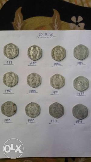 I have few old coins for sell. Each coin price is