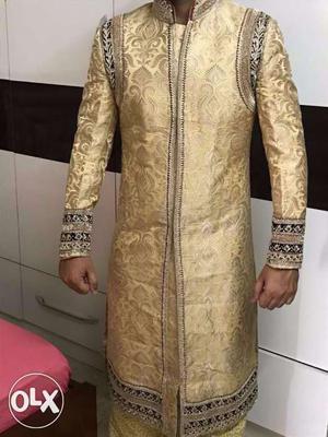 Indian wedding sherwani,designer jutti turban and