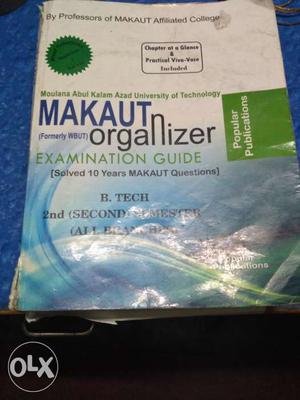 Makaut Organizer. B.TECH 1st and 2nd semester two