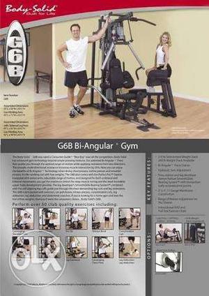 Original USA make body solid home gym for sale.