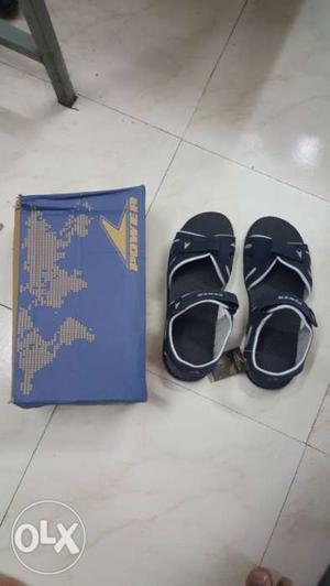 Pair Of Black Power Sandals With Box