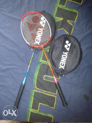 Pair of brand new yonex badminton rackets