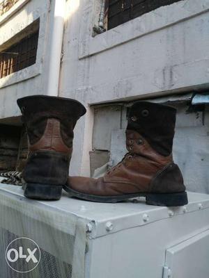 Pure leather long boots of raddo company is a