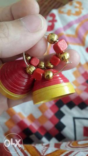 Quilling jhumkas.. nice and attractive.. new hand