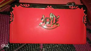 Red And Black Style Wallet