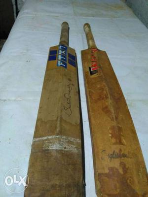 Two leather bats for sell in rs only.(one is