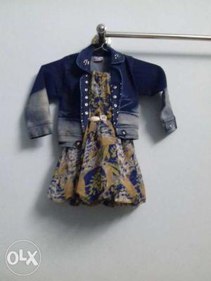 Up to 4 to 6 years little dolly coat with velvet