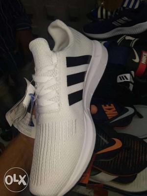 White Adidas Low Top Shoe
