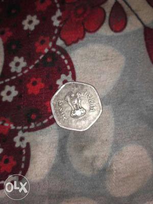  coin Indian coin 20 paise