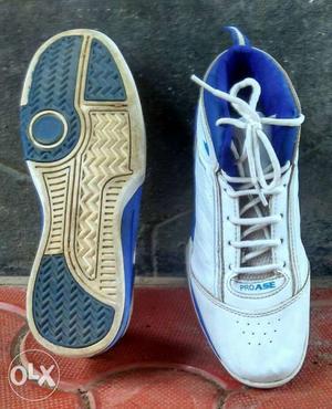 BasketBall Shoe:Pro Ase-43.With Ankle cover. Used less than