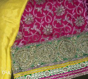 Beautiful unstiched fulldress material with duppatta n