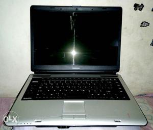 Black And Gray Toshiba Laptop