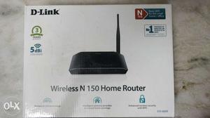 Black D-Link Wireless N 150 Home Router Box